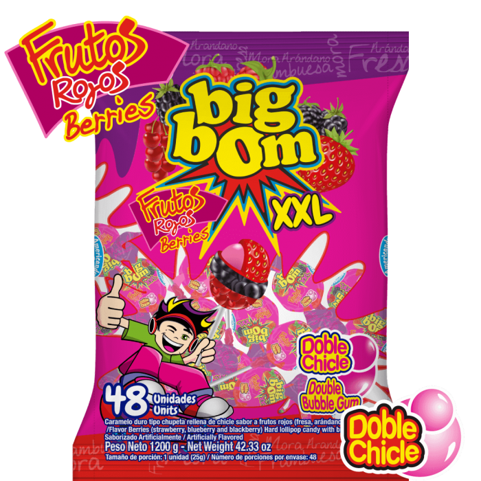 Big Bom XXL Big Bom XXL Berries 48 X 25 G