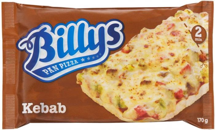 Billys Dafgrds Billys Pan Pizza Kebab 20 X 170 G