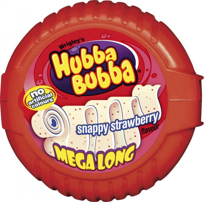 Wrigleys Hubba Bubba Tape Strawberry 12 X 56 G