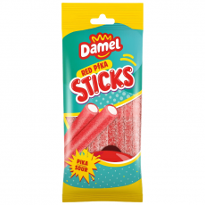 Damel Damel Strawberry Sour Sticks 13 X 100 G