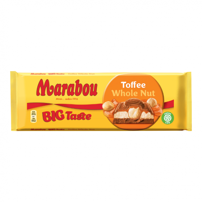 Marabou MAR Big Taste Toffee Whole Nut 12 X 300 G