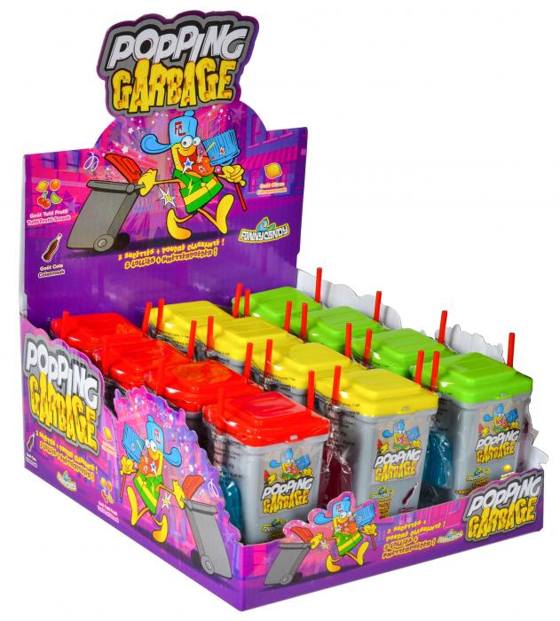 Funny Candy Funny Candy Popping Garbage 12 X 40 G