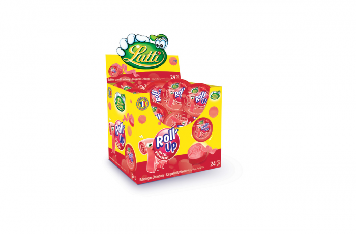 Lutti Lutti Roll Up Strawberry 24 X 29 G