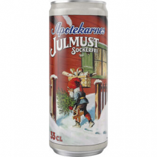 Apotekernas Apotekernas Julmust Sockerfri 20 X 33 CL