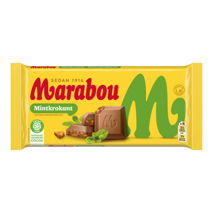 Marabou MAR Mintkrokant 16 X 200 G