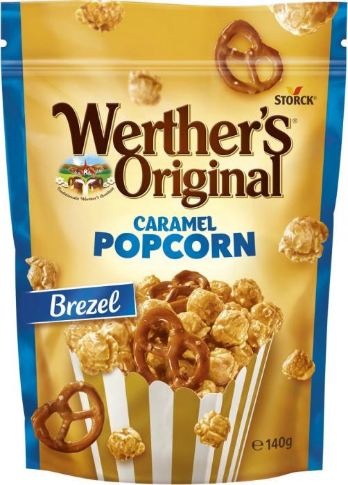 Werther's Original Werthers Caramel Popcorn Brezel 12 X 140 G