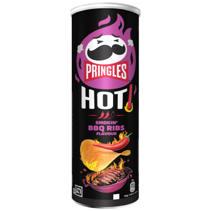 Pringles Pringles Hot Smokin BBQ Ribs 19 X 160 G