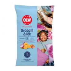 OLW OLW Delichips Gräddfil & Lök 10 X 150 G