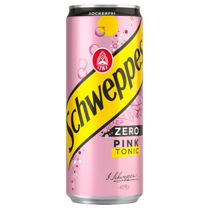 Schweppes Schweppes Pink Tonic Zero 24 X 33 CL