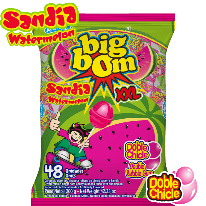 Big Bom XXL Big Bom XXL Watermelon 48 X 25 G