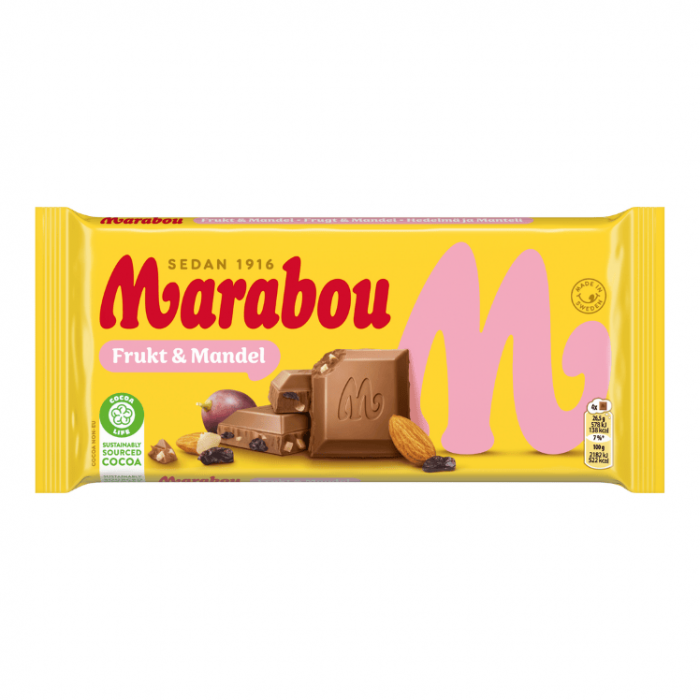 Marabou MAR Frukt & Mandel 16 X 200 G