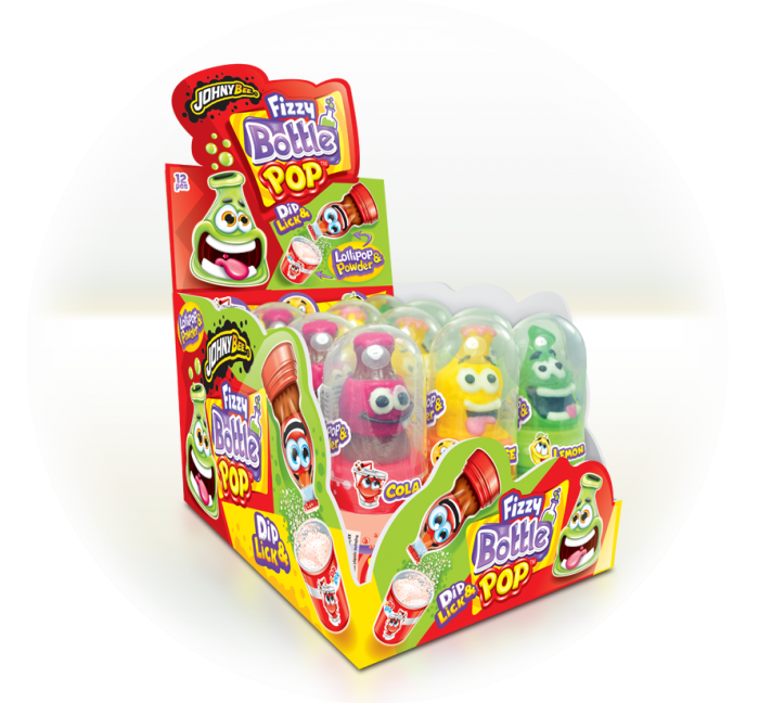 Johny Bee Johny Bee Fizzy Bottle Pop 12 X 40 G