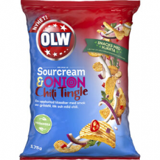 OLW OLW Sourcream & Onion Chili Ting 21 X 175 G