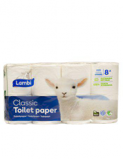 Lambi Lambi Toalett 8-Pack X 5