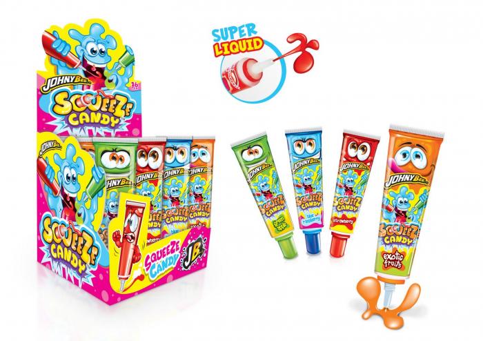 Johny Bee Johny Bee Squeeze Candy 16 X 44 G