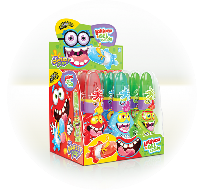 Johny Bee Johny Bee Mr. Squeezy Pop 12 X 56 G