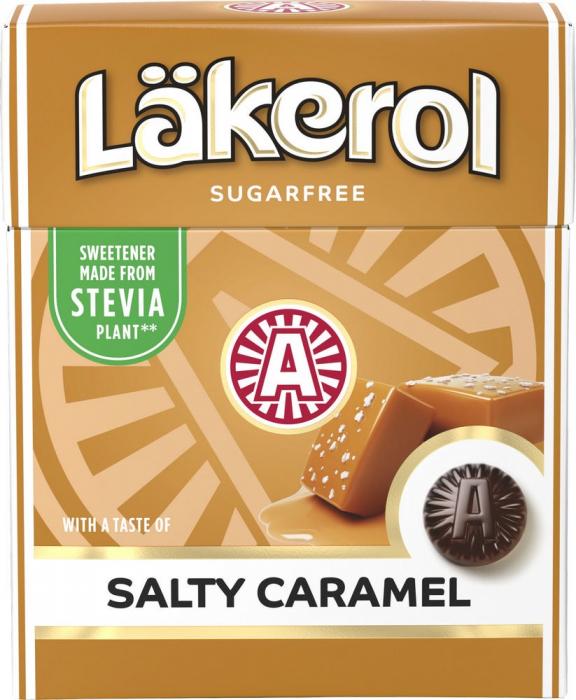 Lkerol Lkerol Salty Carmel Sockerfri 24 X 25 G