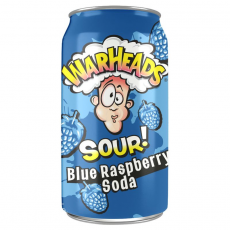 Warheads Warheads Sour Soda Blue Raspberry 12 X 355 ML