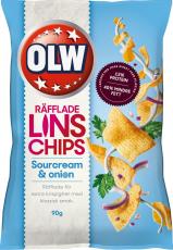 OLW OLW Linschips Sourcream & Onion 12 X 90 G