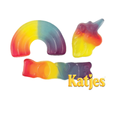 Katjes Katjes Rainbow Fruktgele 3 X 1 KG