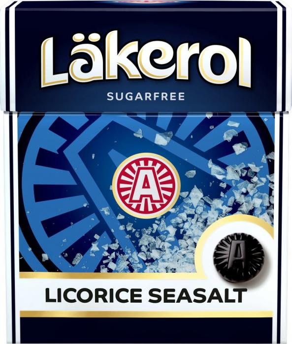 Lkerol Lkerol Licorice Seasalt Sockerfri 48 X 25 G