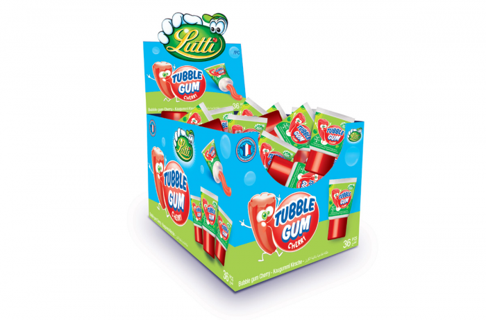 Lutti Lutti Tubble Gum Cherry 36 X 35 G