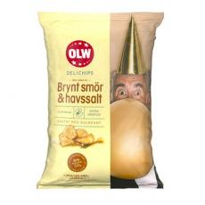 OLW OLW Delichips Smör & Havssalt 10 X 150 G