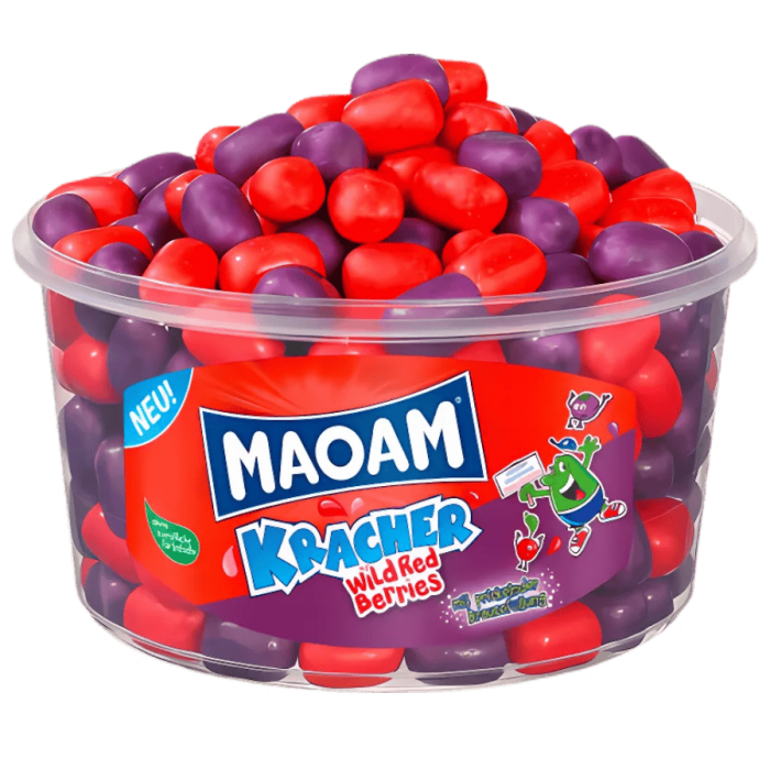  Maoam Kastanjer Wild Red Berries 6 X 1,2 KG