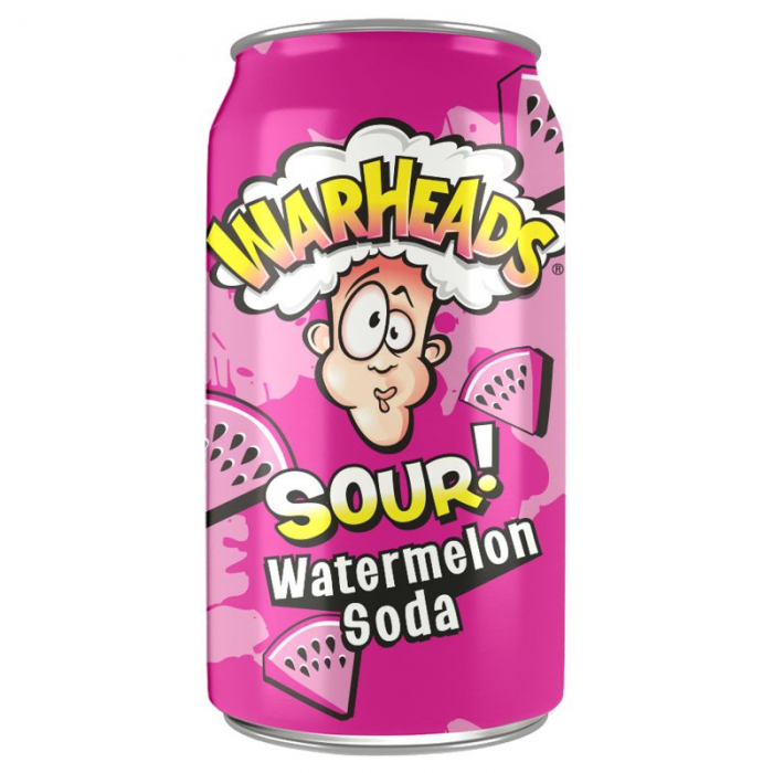 Warheads Warheads Sour Soda Watermelon 12 X 355 ML