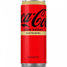 Coca-Cola Coca Cola Zero Koffeinfri 20 X 33 CL