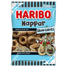 Haribo HAR Nappar Skum-Lakrits 10 X 120 G