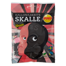 Bubs Bubs Hallon/Lakrits Skalle Skum 12 X 90 G