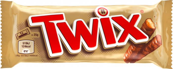 Mars Twix Single 32 X 50 G