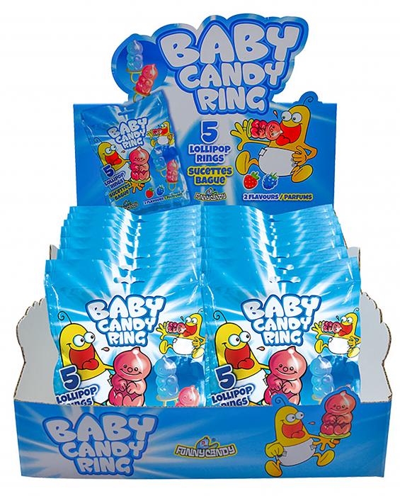 Funny Candy Funny Candy Baby Candy Ring 15 X 50 G