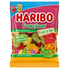 Haribo HAR Fruktilurer Frukt & Bär 24 X 80 G