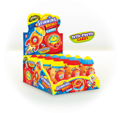 Johny Bee Johny Bee Spinning Rocket Candy 12 X 5 G