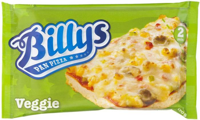 Billys Dafgrds Billys Pan Pizza Veggie 20 X 170 G