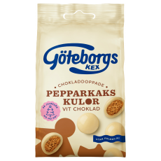  Göteborgs Kex Pepparkakskulor Vit Chok. 16 X 120 G