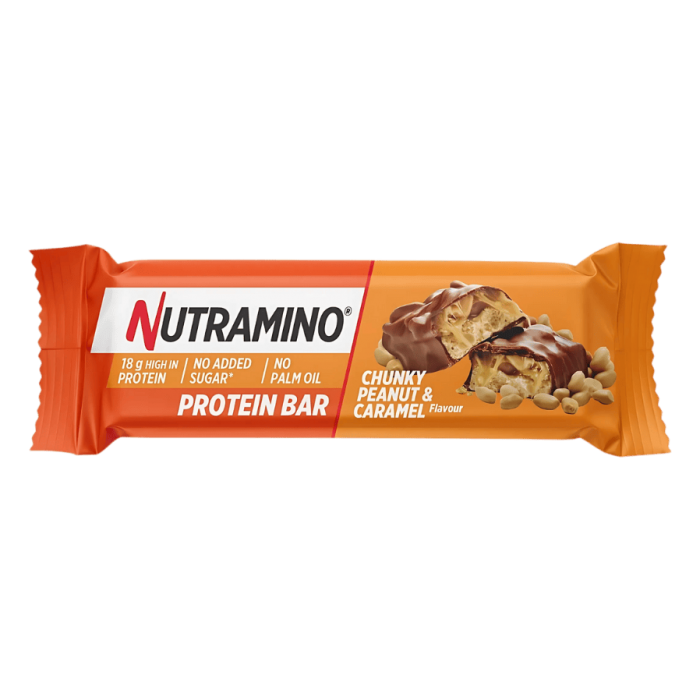 Nutramino Nutramino PB Chunky Peanut & Caramel 12 X 55 G