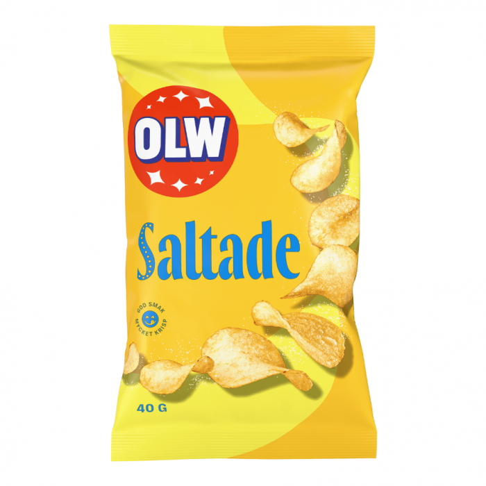 OLW OLW Lttsaltade Chips 20 X 40 G