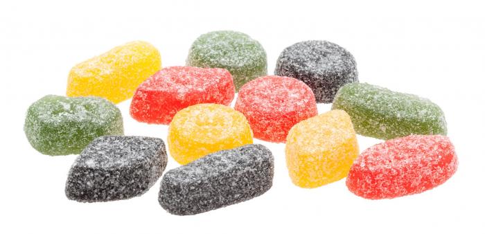 Sknekonfektyr Skne Sour English Winegums 2 KG