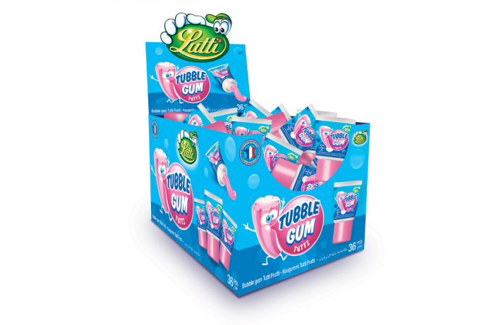 Lutti Lutti Tubble Gum Tutti Frutti 36 X 35 G