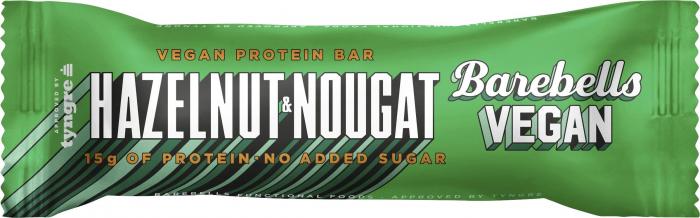 Barebells Barebells Vegan Bar Hazelnut & Nougat 12 X 55 G