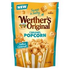 Werther's Original Werthers Caramel Popcorn Salted Caramel 12 X 140 G