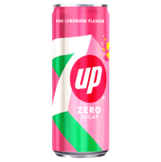  7UP Zero Pink Lemonade 20 X 33 CL