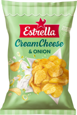  Estrella Cream Cheese & Onion Chips 24 X 160 G