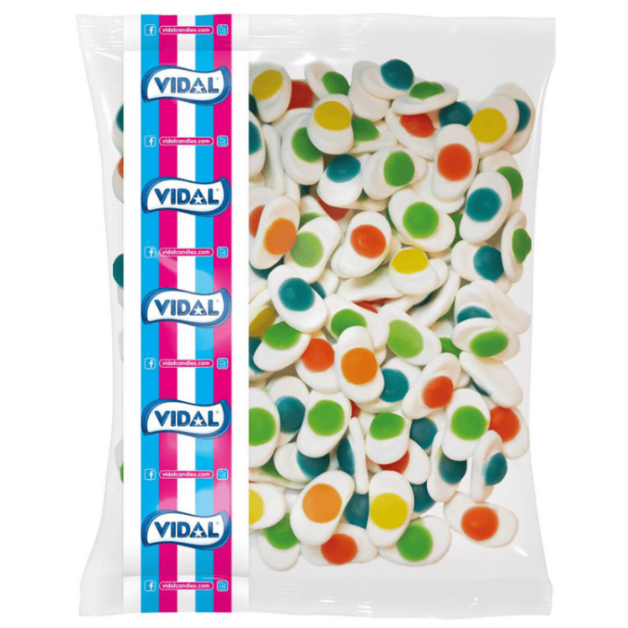  VIDAL Färgglada Godisägg 6 X 1 KG