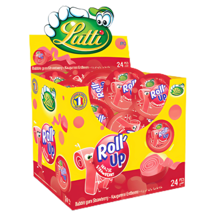 Lutti Lutti Roll Up Strawberry 24 X 29 G