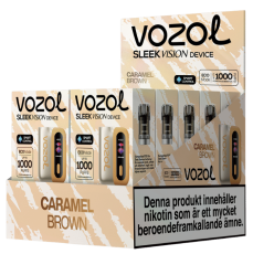  Vozol Sleek Vision Device Caramel Brown 10-PACK