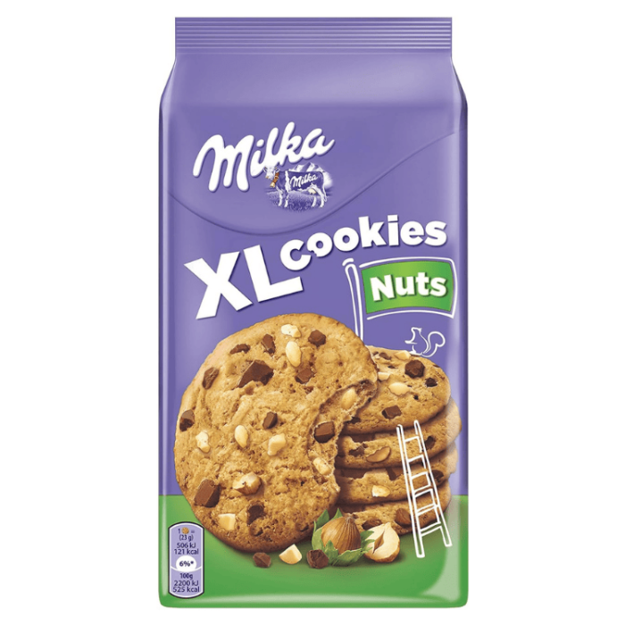  Milka XL Cookies Nut 10 X 184 G